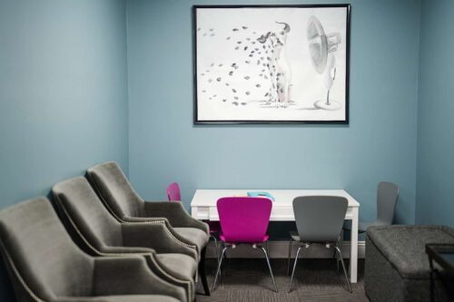 Kids area in lobby